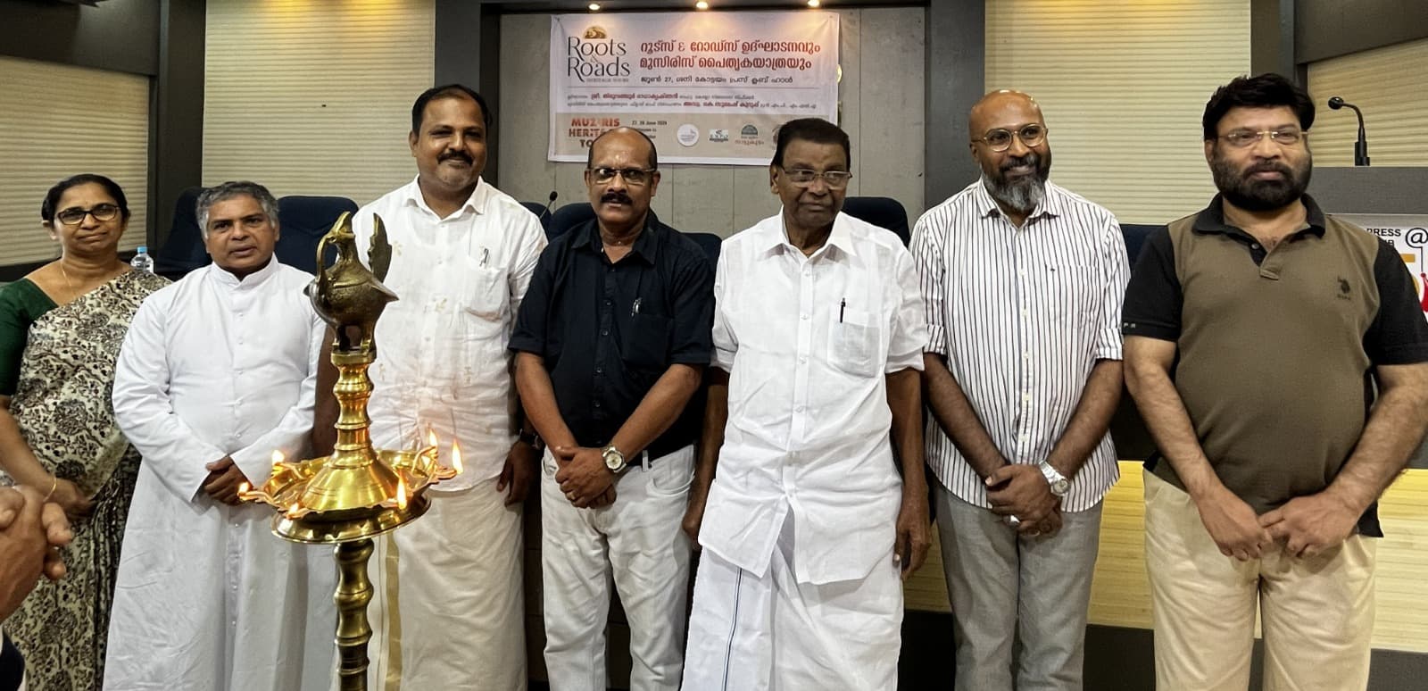 Guests at the Roots & Roads inauguration event
